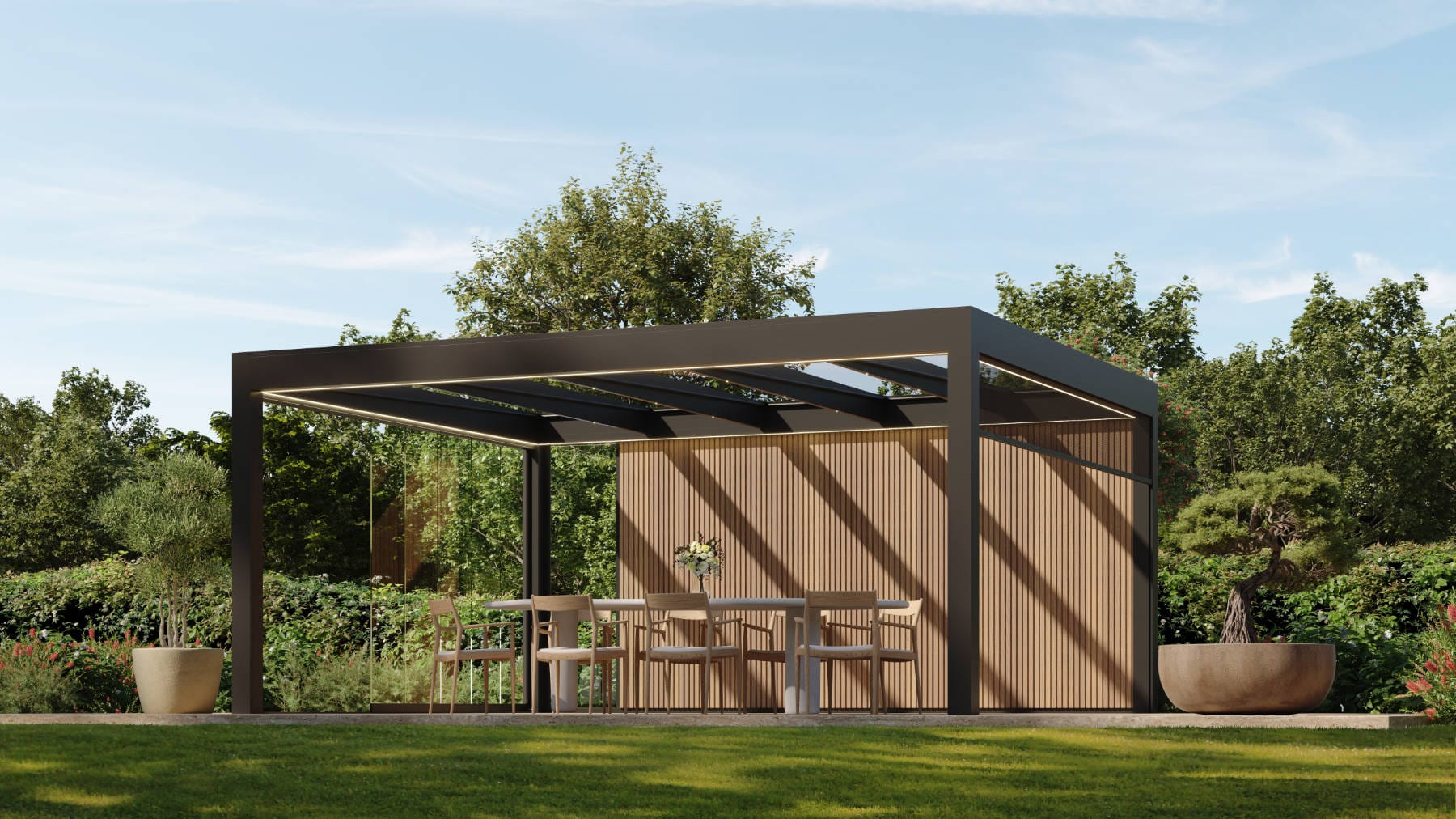 Calista Outdoor Pergola features and design