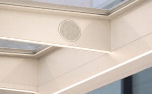 speakers and heating close up